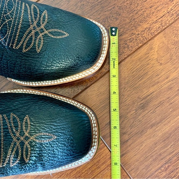 JOHN B. STETSON MEN'S BILLINGS BROWN SHARK SQUARE TOE BOOT 9 1/2 EE - Picture 15 of 16